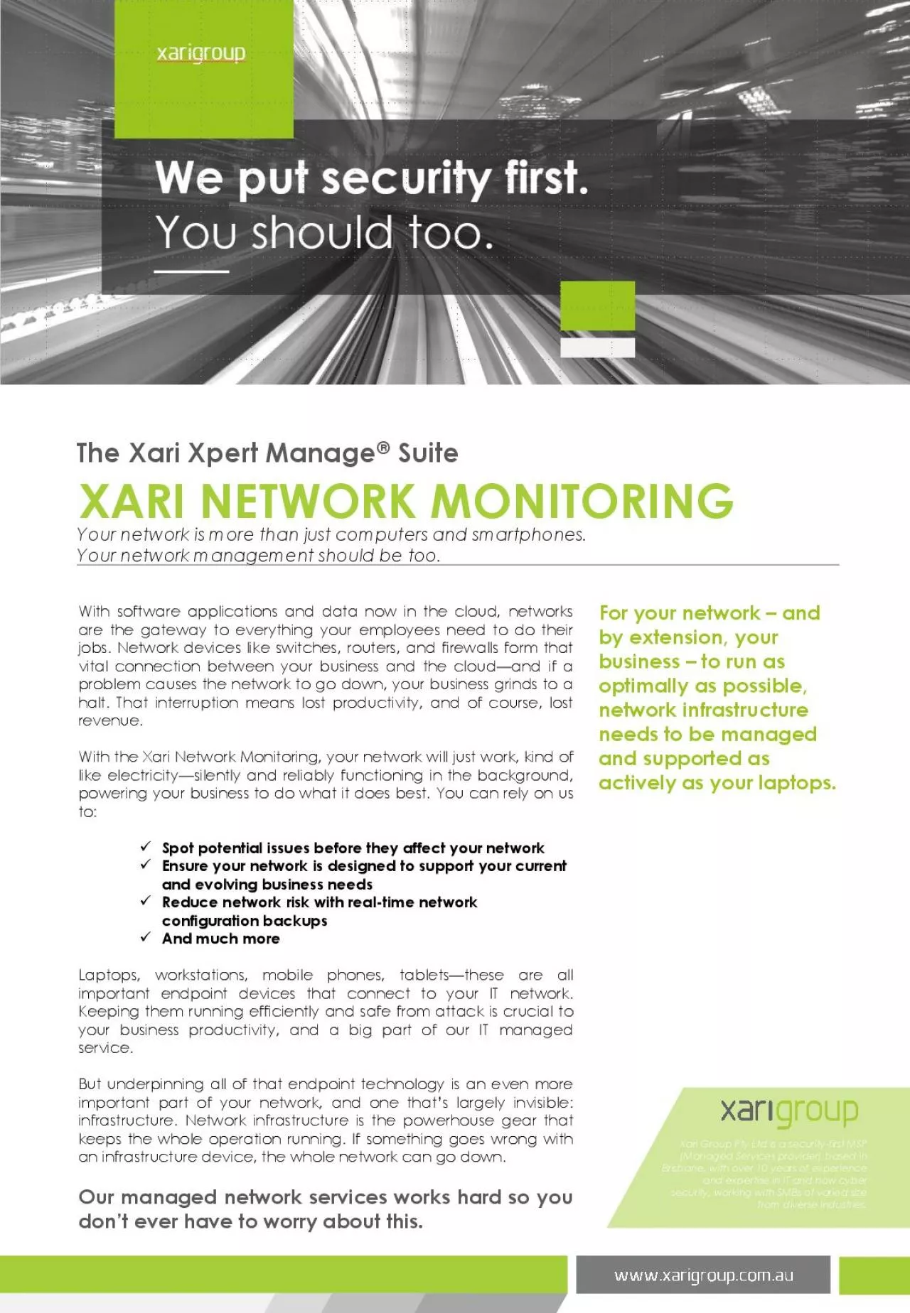 PDF-XARI NETWORK MONITORING