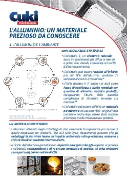 L146ALLUMINIO UN MATERIALEL146ALLUMINIO E L146AMBIENTE