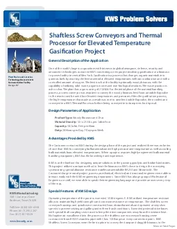 Shaftless Screw Conveyors and Thermal Processor for Elevated Temperatu
