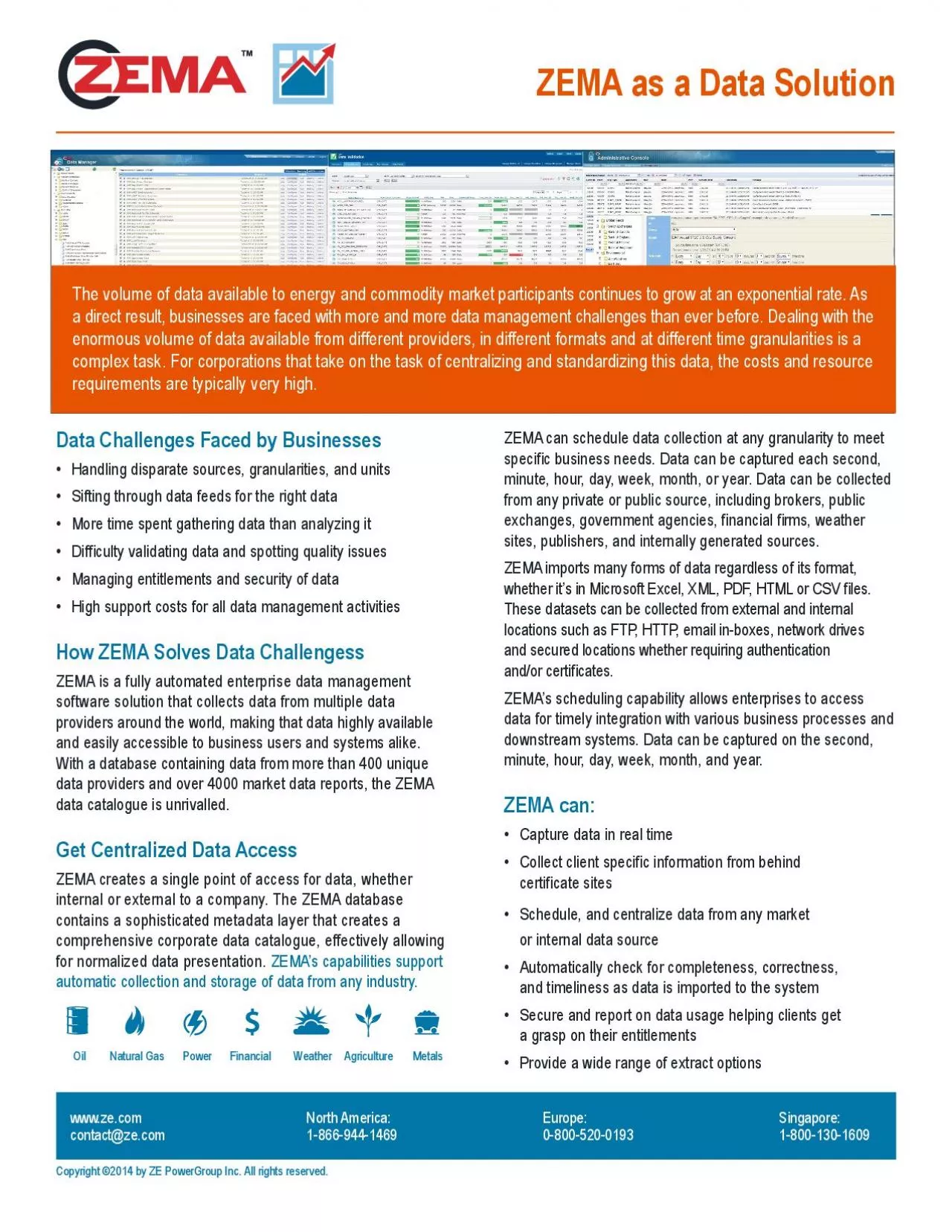 PDF-Difx00660069culty HighHow ZEMA Solves Data ChallengessZEMA is a fully