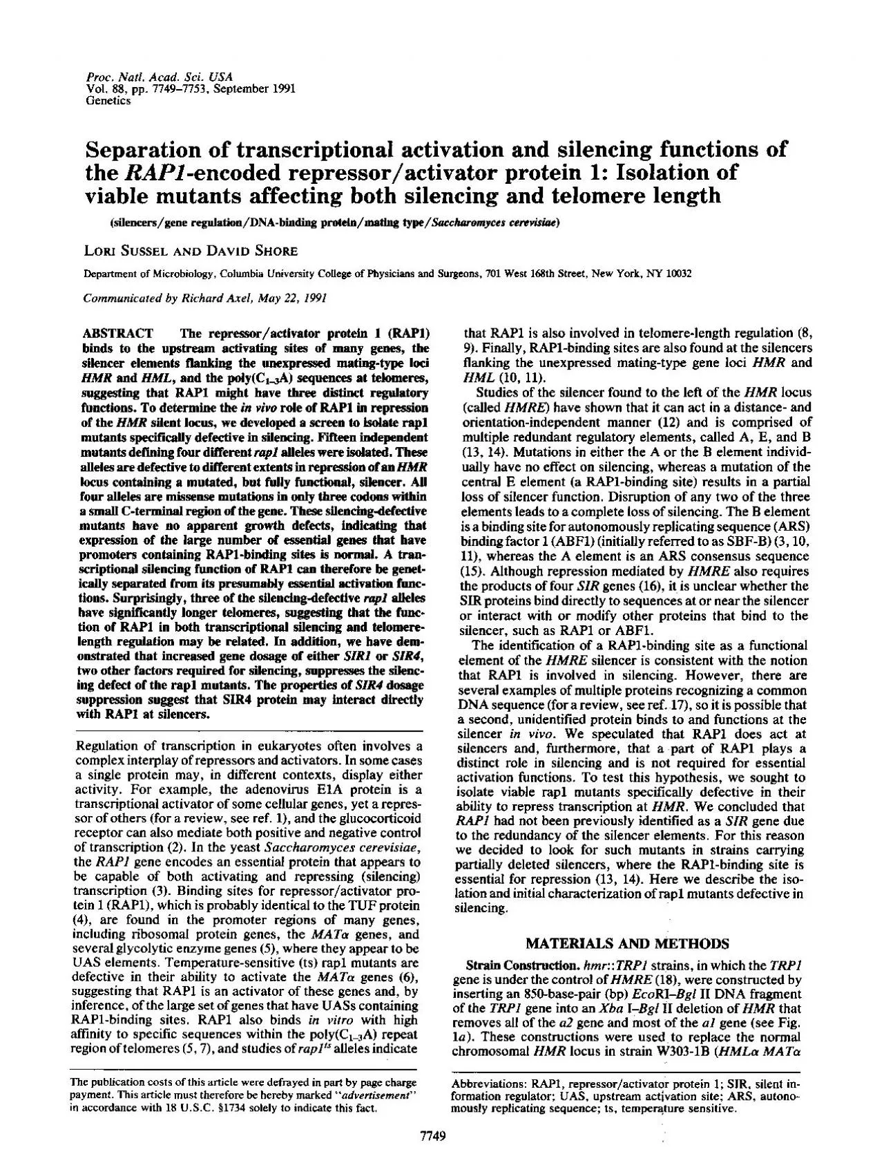 PDF-ProcNatiAcadSciUSAVol88pp77497753September1991GeneticsSeparationoftra