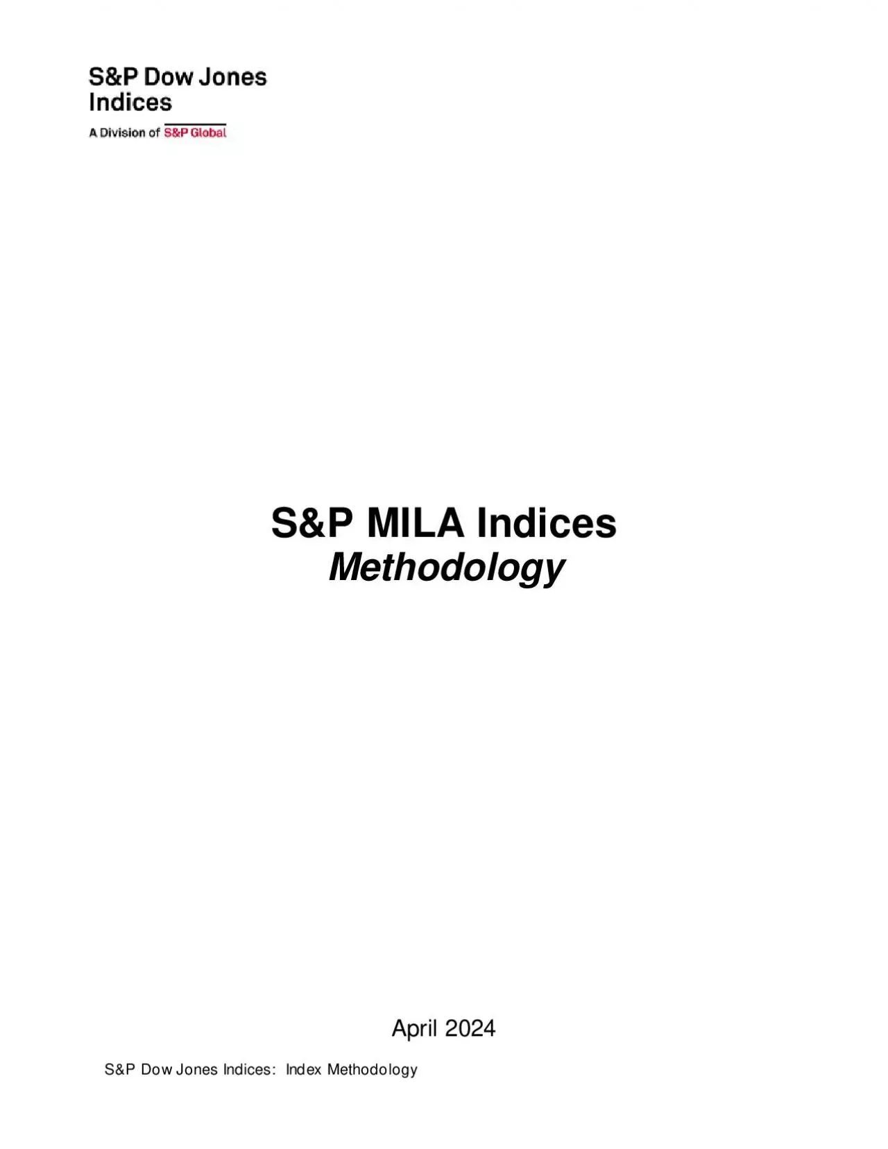 PDF-SP Dow Jones Indices