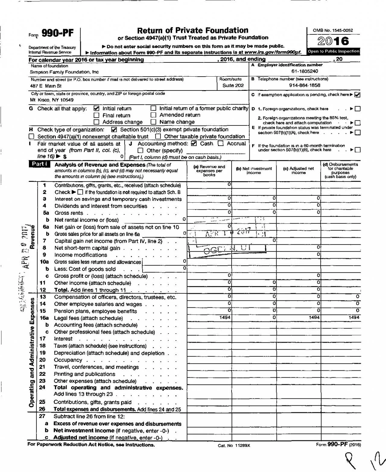 PDF-FoniReturnorDoInformationNameSimpsonacOMB201620Number487Cityorprovince