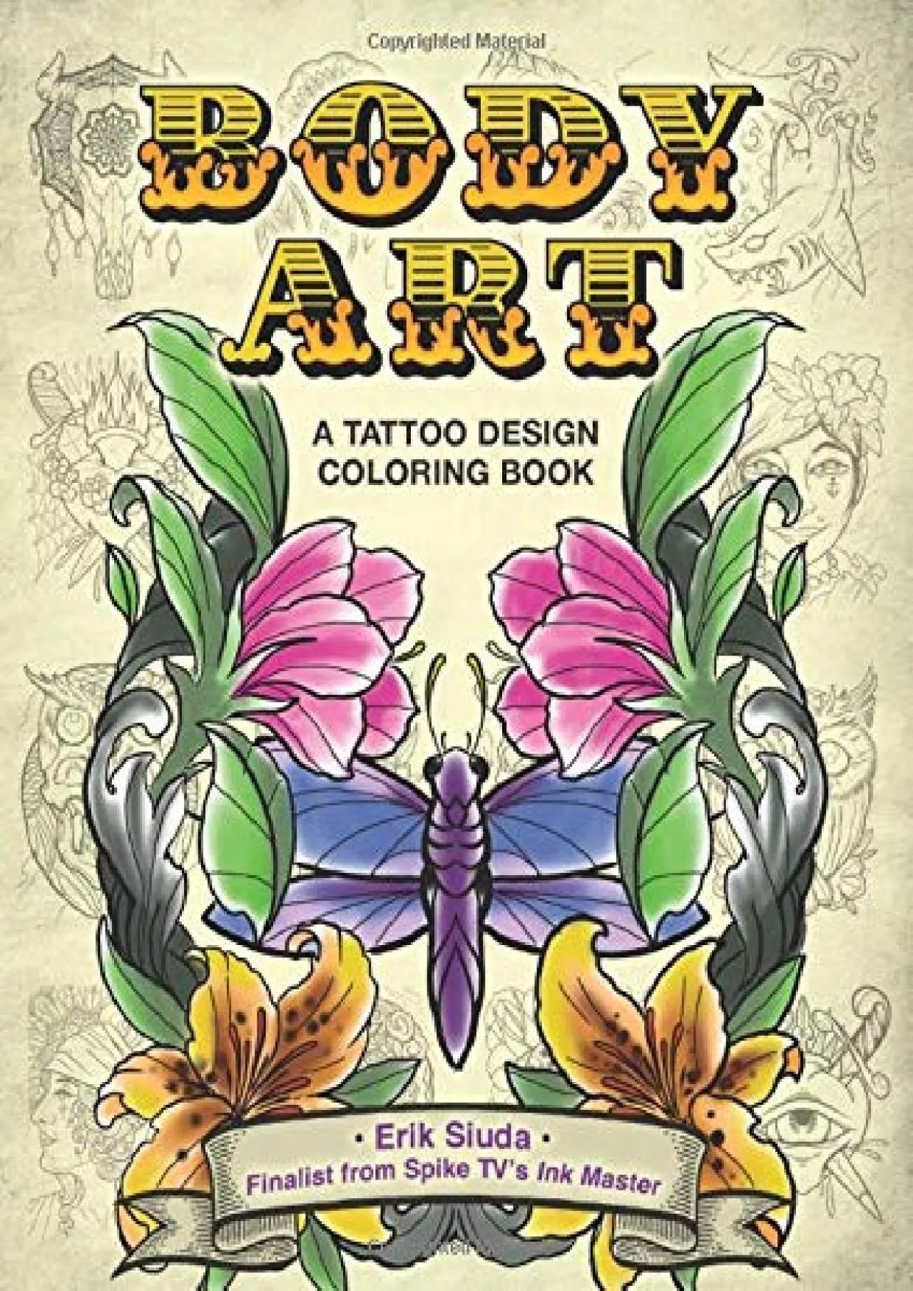 PDF-DOWNLOAD Body Art A Tattoo Design Coloring Book