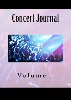 DOWNLOAD  Concert Journal Purple Rock Concert S M