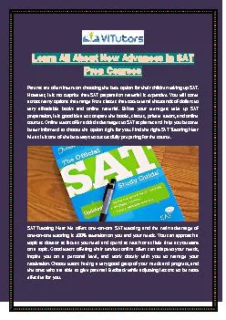 Learn All About New Advances in SAT Prep Courses