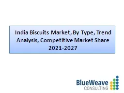 India Biscuits Market