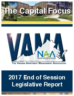 2017 End of Session Legislative Report