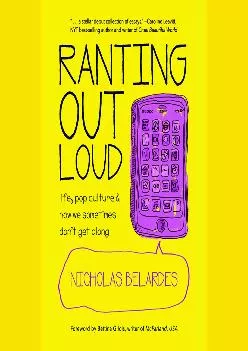 DOWNLOAD  Ranting out Loud Life Pop Culture  How We