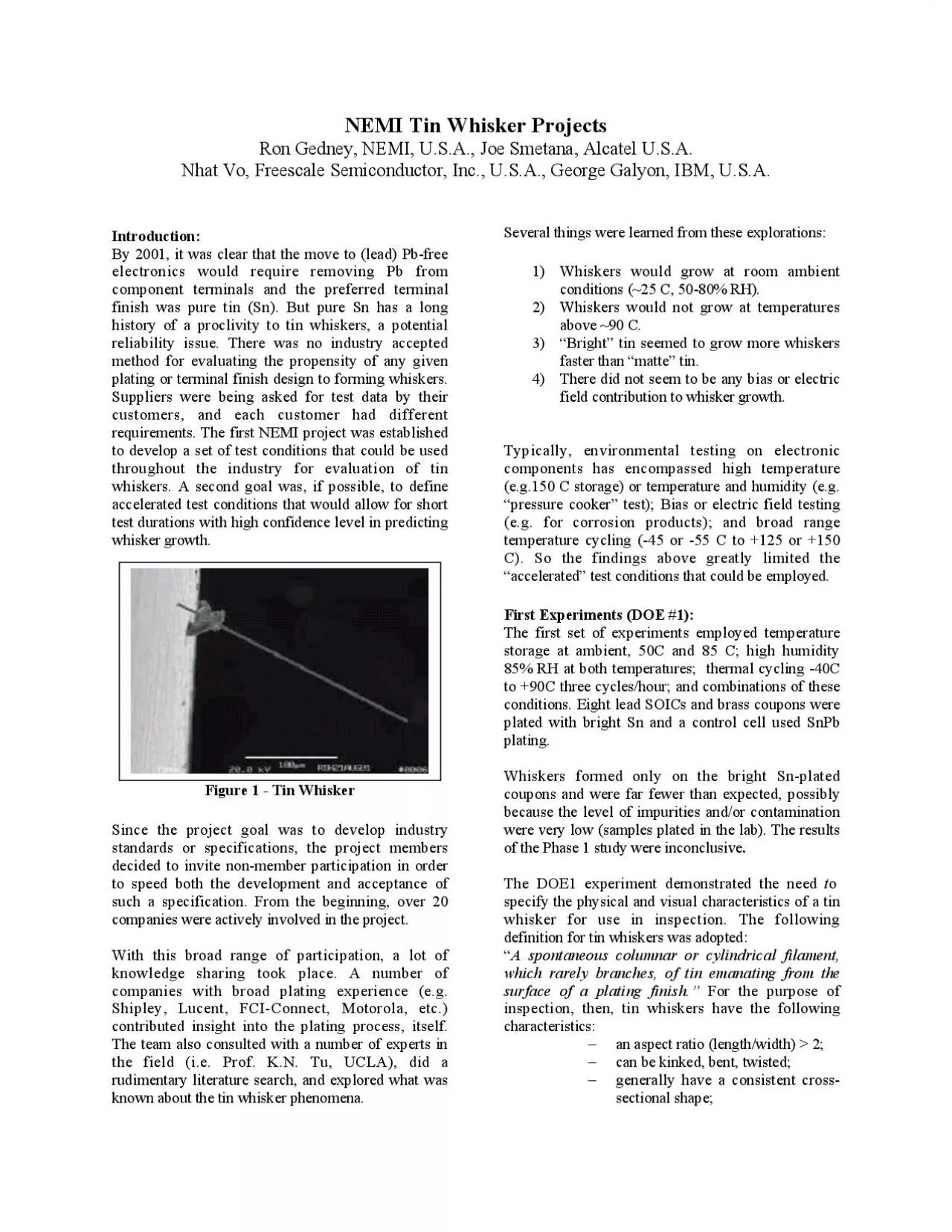 PDF-standards or specifications the project membersdecided to invite nonm