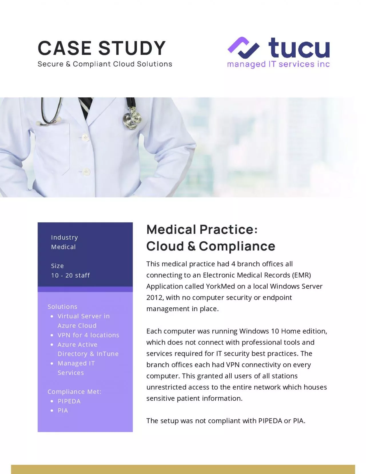 PDF-This medical practice had 4 branch offices all