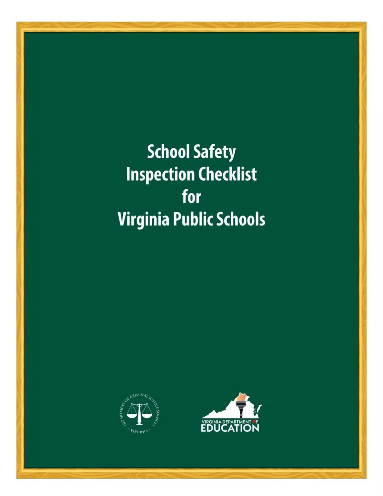 PDF-School Safety Inspection Checklist