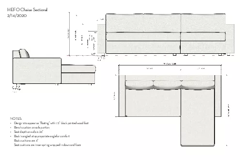 HEFO Chaise Sectional2142020