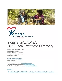 Indiana GALCASA 20Local Program DirectoryIndiana State Office of GAL