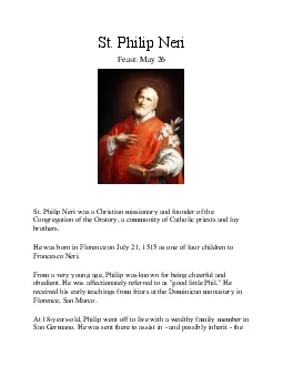 St Philip Neri
