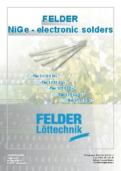 NiGe  electronic solders