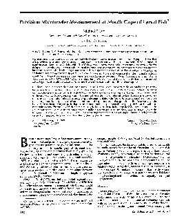 Gape micrometer showing