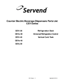 CEV Series 150 12VERTICAL CARB TANK1Complete 10148 Tank Assemblya115V