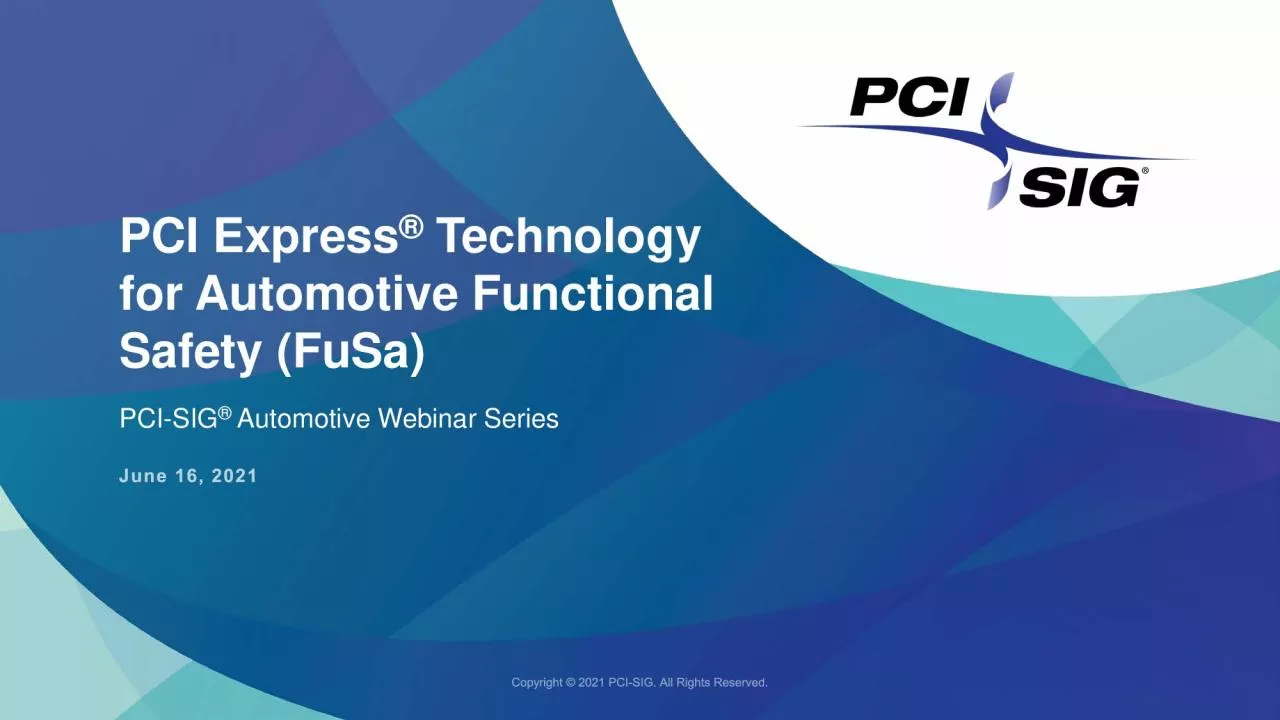 PDF-PCI ExpressTechnology for Automotive Functional Safety FuSa