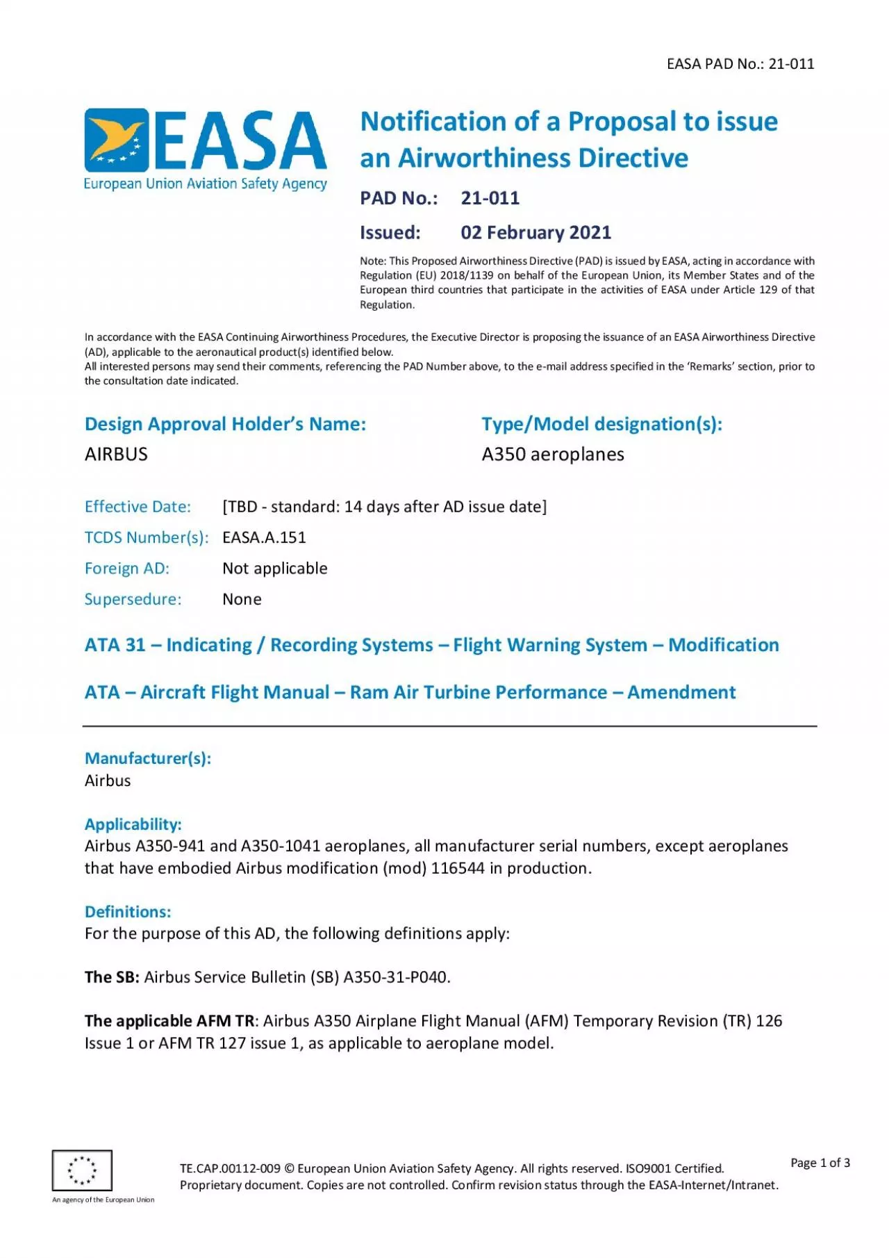 PDF-Aviation Safety Agency All rights reserved ISO9001 Certified