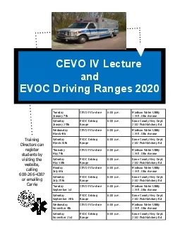 CEVO IV Lecture