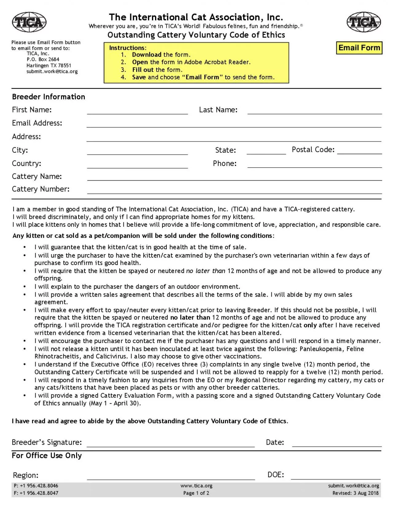 PDF-Email Form