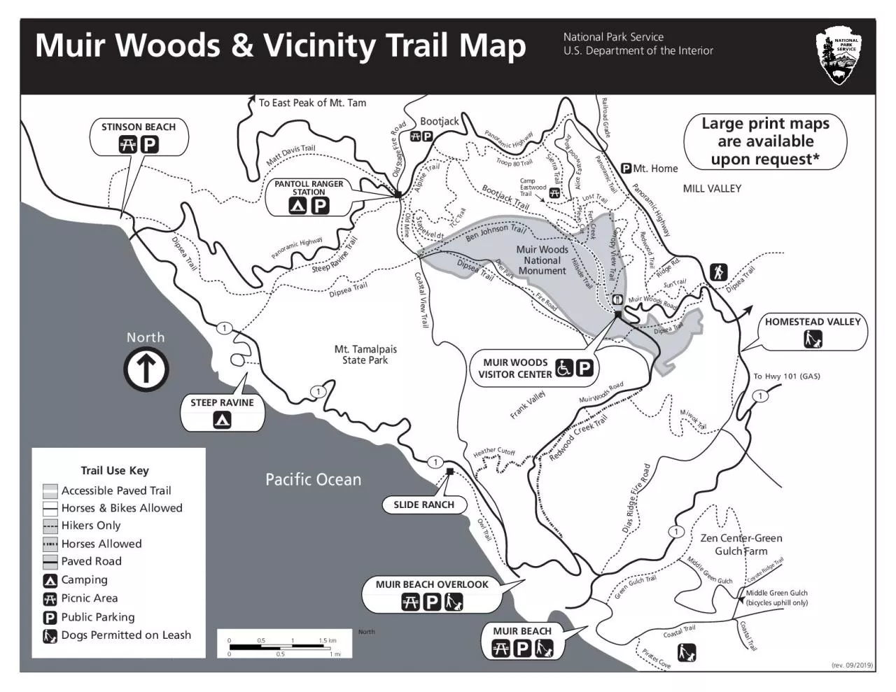 PDF-Muir Woods Vicinity Trail MapNational Park ServiceUS Department of th