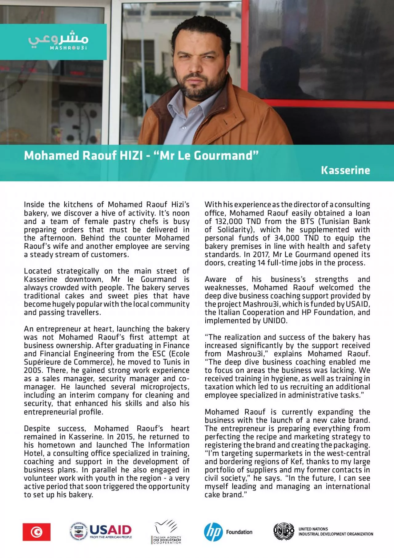 PDF-Inside the kitchens of Mohamed Raouf Hizi146s bakery we discover a hiv