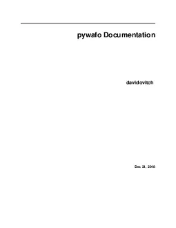 pywafoDocumentationdavidovitchDec212018