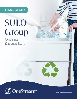 SULO GroupCASE STUDYOneStreamSuccess StoryOneStreamSoftwarecom