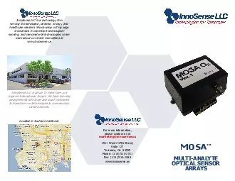 MULTIANLYTE OPTICL SENSOR ARRMOSA