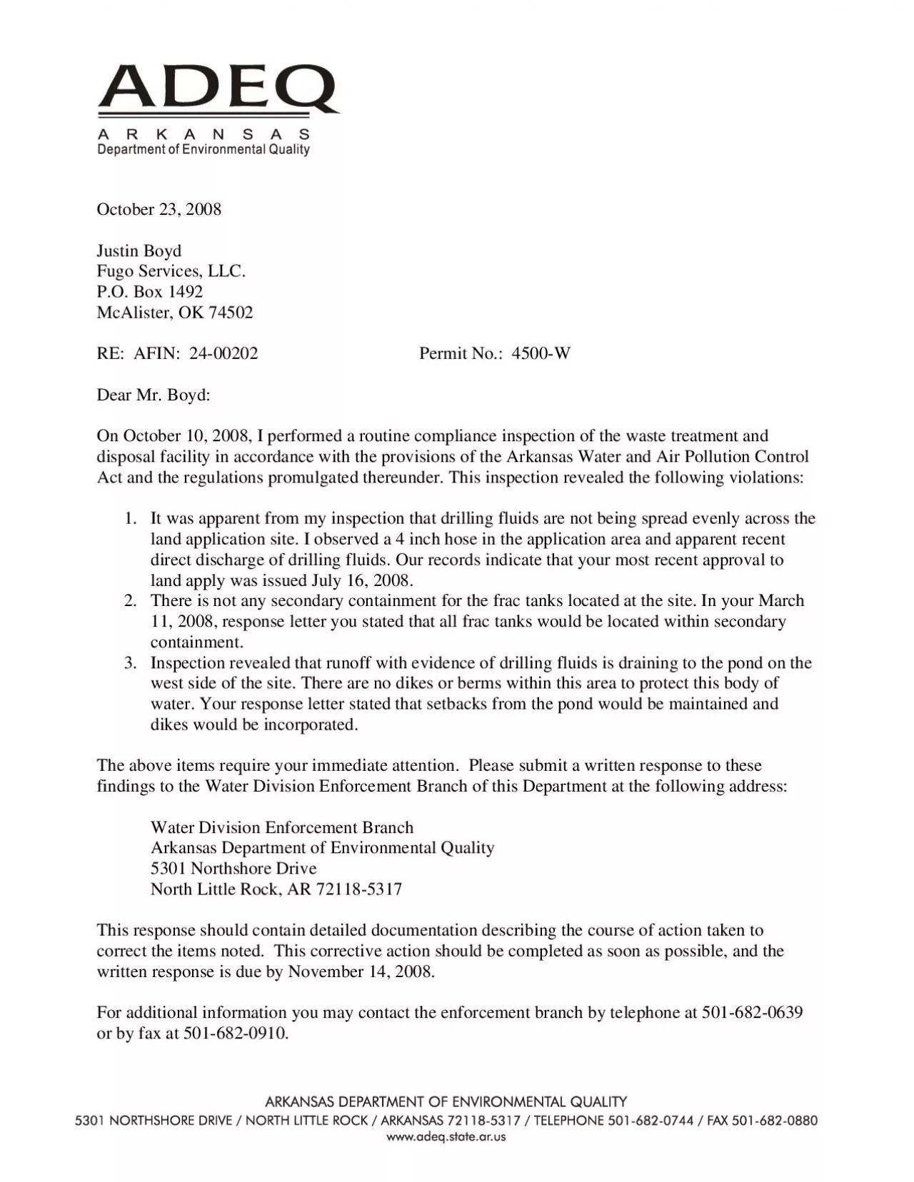 PDF-Boyd Fugo ServicesLLC No Discharge Industrial Report Page 2