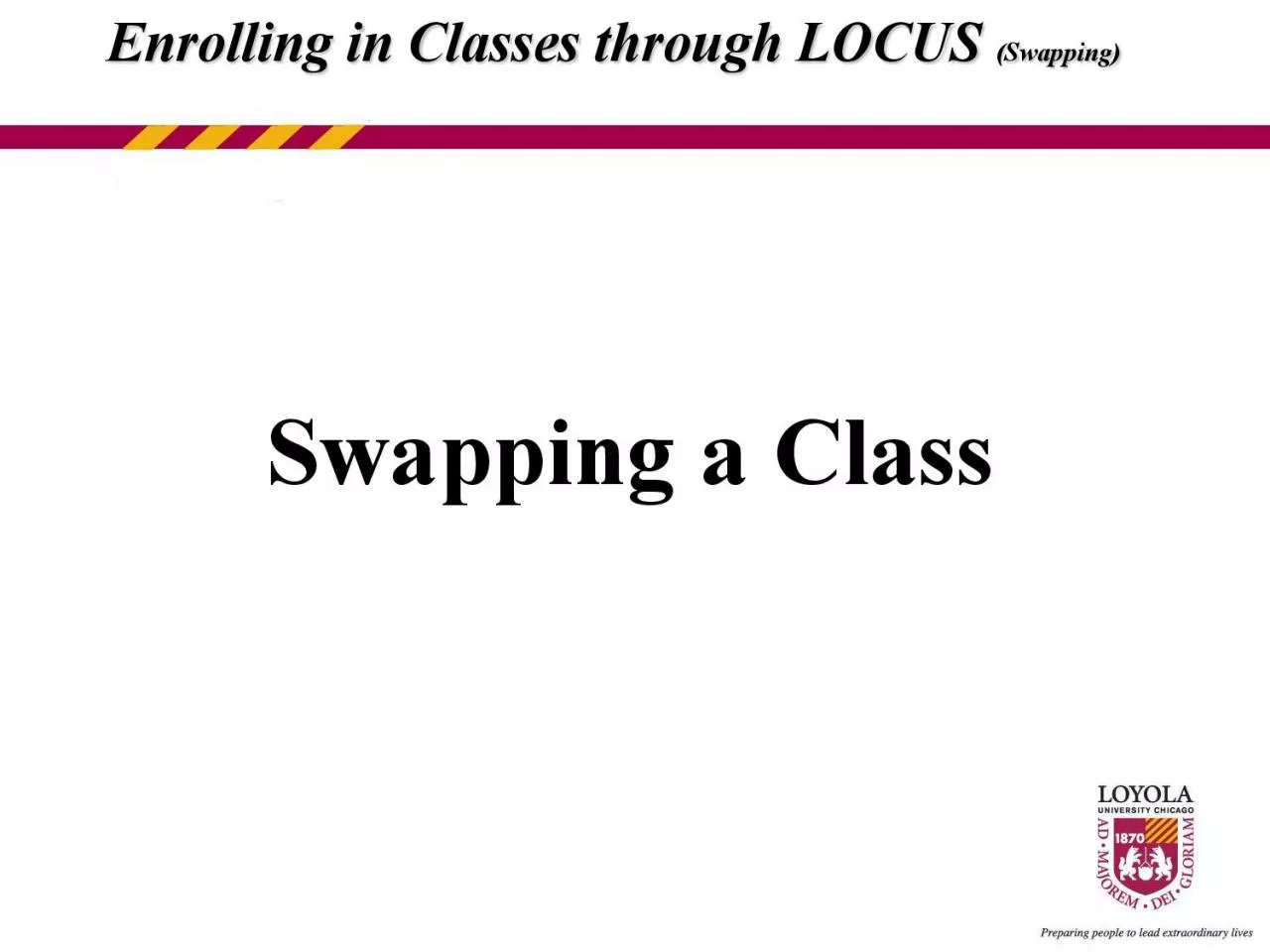 PDF-Enrolling in Classes through LOCUS