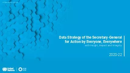 Data Strategy of the Secretary