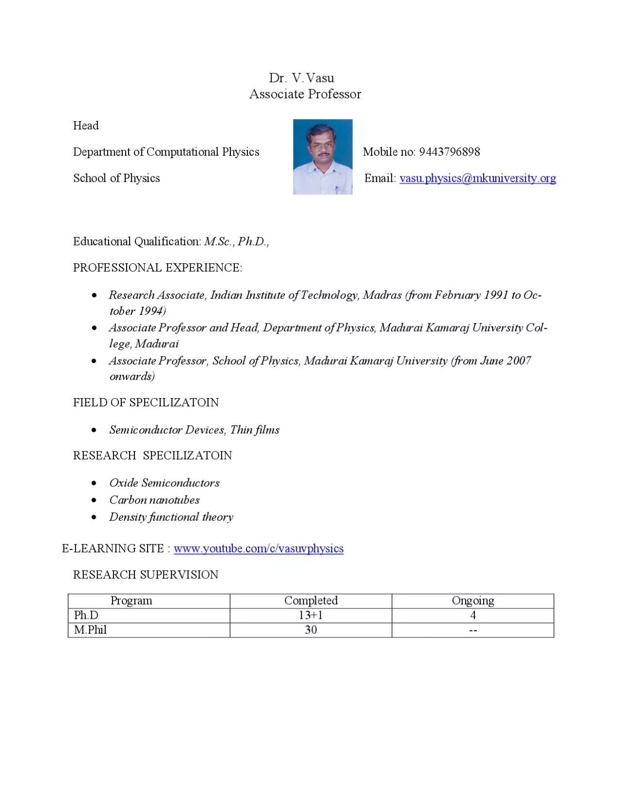 PDF-Dr VVasu Department of ComputatLonal PKysLcs