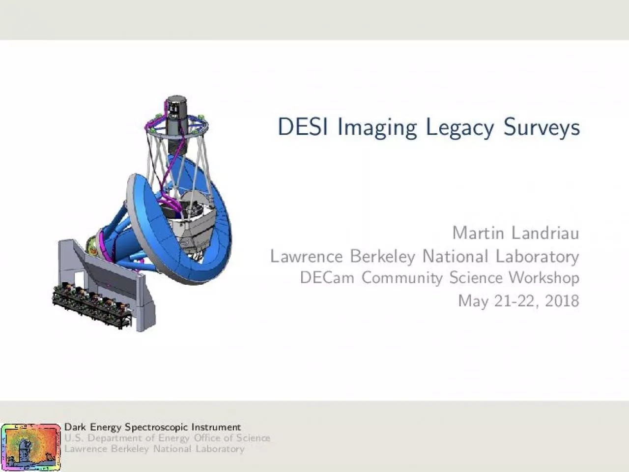 PDF-DESIImagingLegacySurveysMartinLandriauLawrenceBerkeleyNationalLaborato