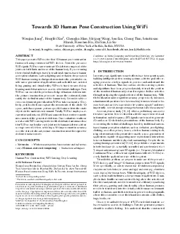 Towards3DHumanPoseConstructionUsingWiFiWenjunJiangHongfeiXueChenglinMi