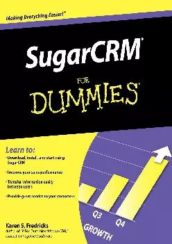 [DOWNLOAD] -  SugarCRM For Dummies