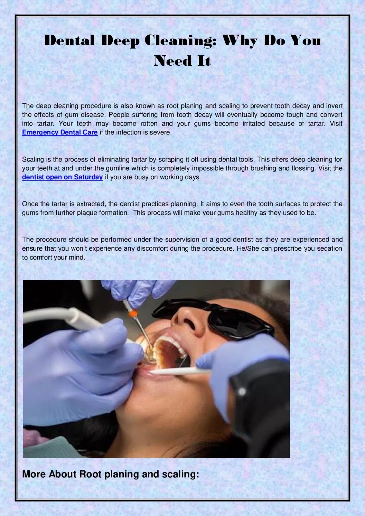 PDF-Dental Deep Cleaning Why Do You Need It