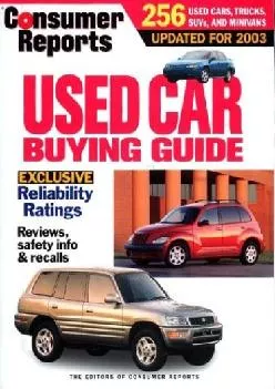 [DOWNLOAD] -  Consumer Reports Used Car Buying Guide 2003