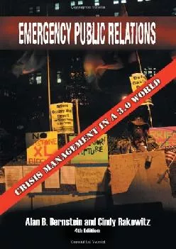 [EBOOK] -  Emergency Public Relations: Crisis Management in a 3.0 World