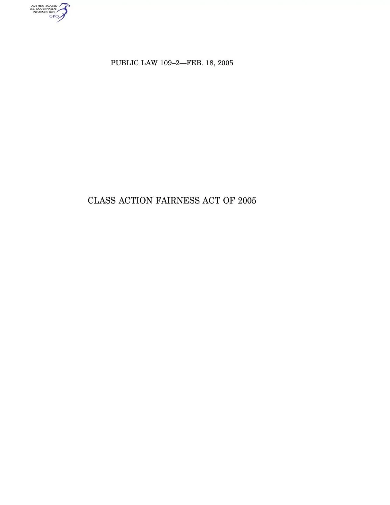 PDF-119 STAT 4PUBLIC LAW 1092FEB 18 2005ABLEOFSec1Short title reference ta