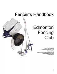 HQFHUV Handbook Edmonton Fencin g Club   Avenue Edmont