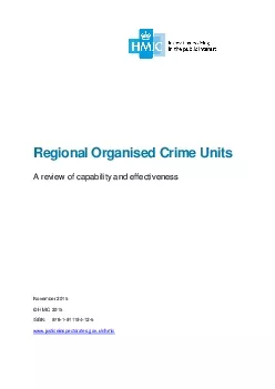Regional Organised Crime Units