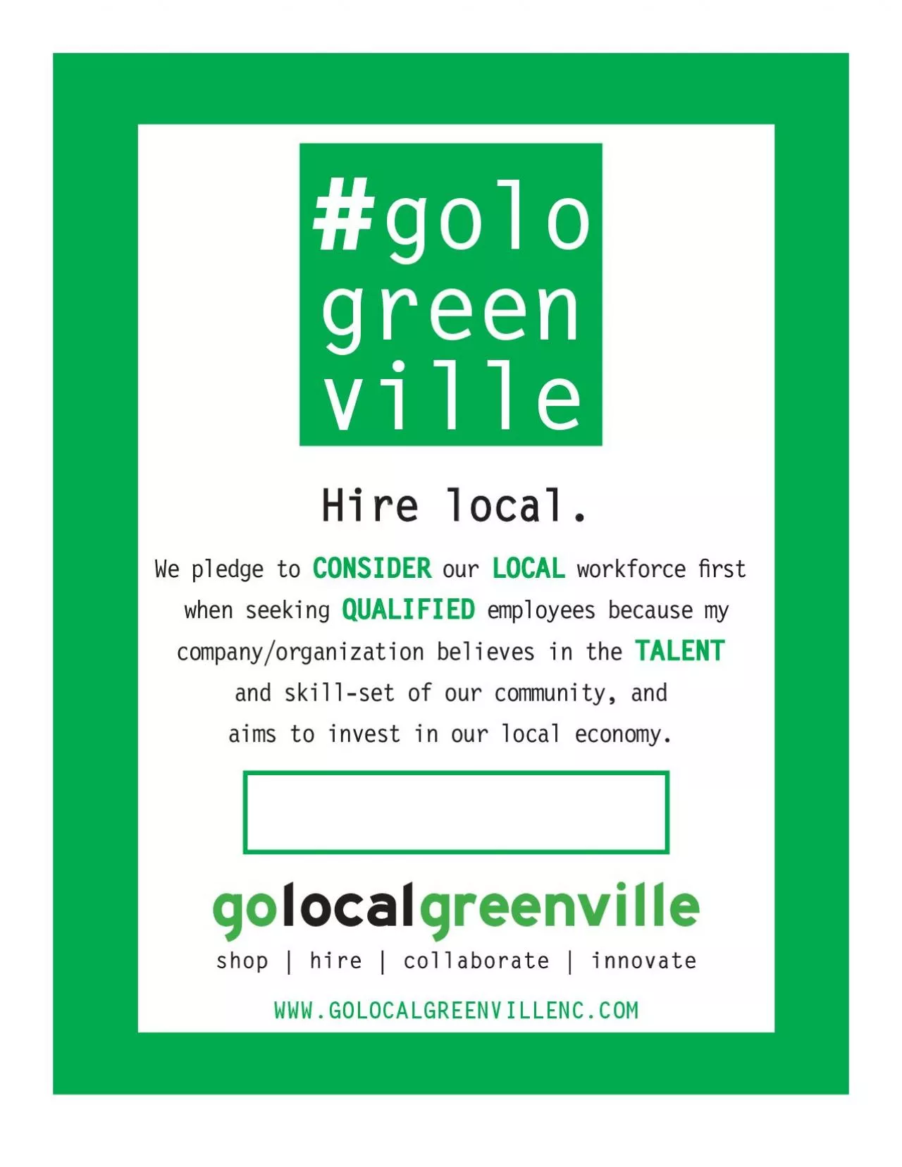 PDF-gologreenvilleWe pledge to