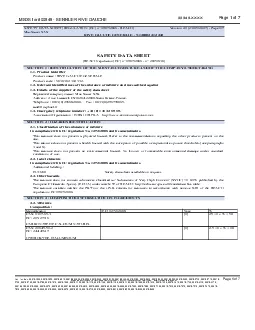 MSDS for 00849  SENNLIER RIVE GAUCHE