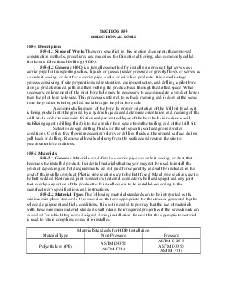 x0000x0000 xMCIxD 0 xMCIxD 0 SECTION 555DIRECTIONAL BORE1 Descriptio