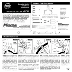 Hardware Pack  Tools Needed Mounting Instructions Casc