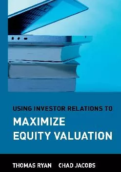[EPUB] -  Using Investor Relations to Maximize Equity Valuation