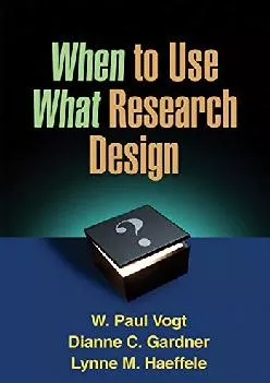[EBOOK] -  When to Use What Research Design